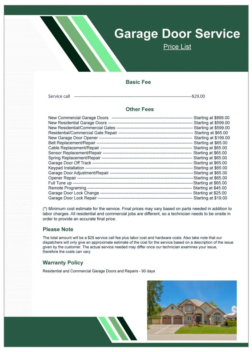 Garage Door And Opener St Cloud, FL 407-440-9926